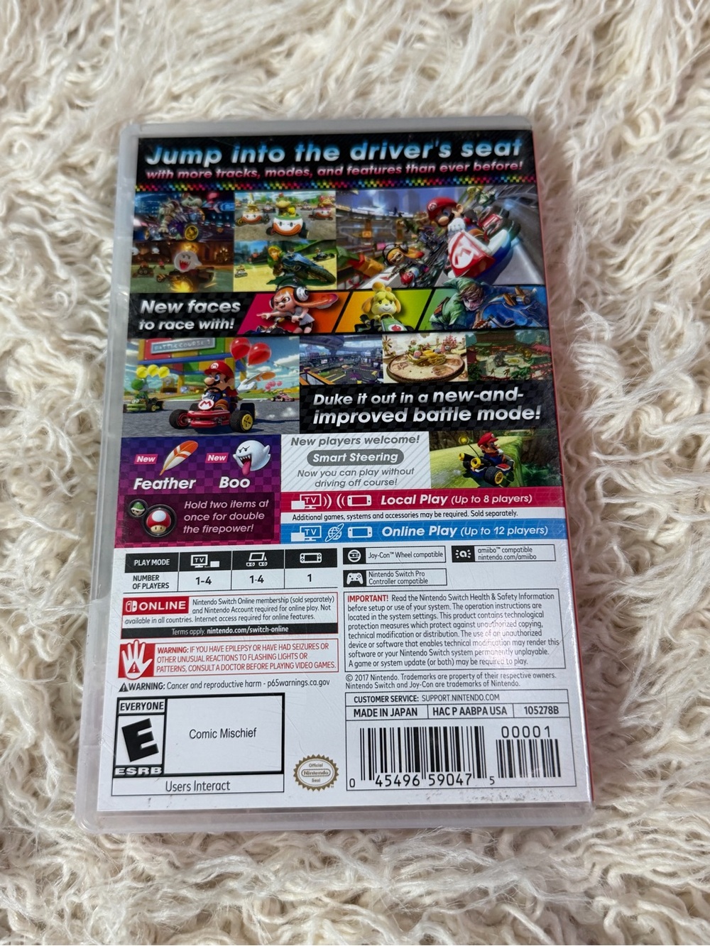 Nintendo Switch Mario Kart 8 Deluxe Pre-Owned in case - Picture 2 of 4
